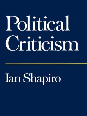 cover image of Political Criticism